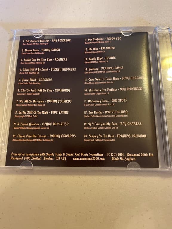 Swinging with the Stars CD Ray Charles, Peggy Lee, Pat Boone, Bobby Darin - Thumbnail 4