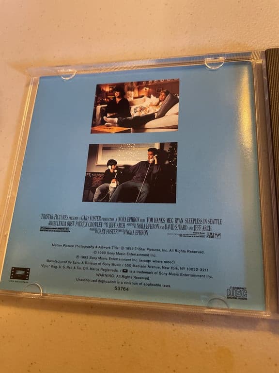 Sleepless In Seattle: Original Motion Picture Soundtrack - AUDIO CD - Thumbnail 4