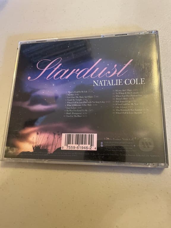 Natalie Cole - Stardust CD, Pre-owned, Very Good Condition, 1996 Elektra - Thumbnail 2