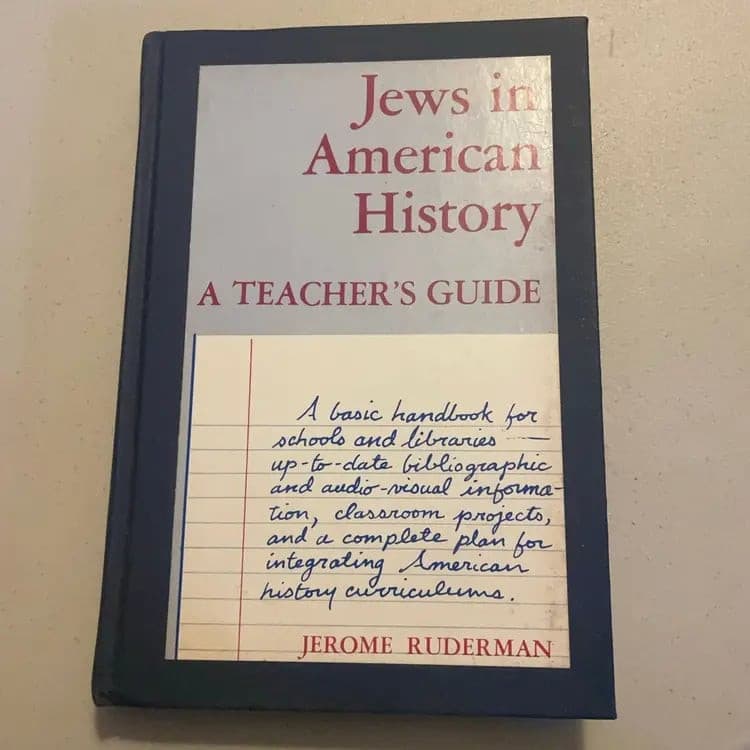 Jews in American history;: A teachers' guide: Ruderman, Jerome: 9780884640073: h - Image 1