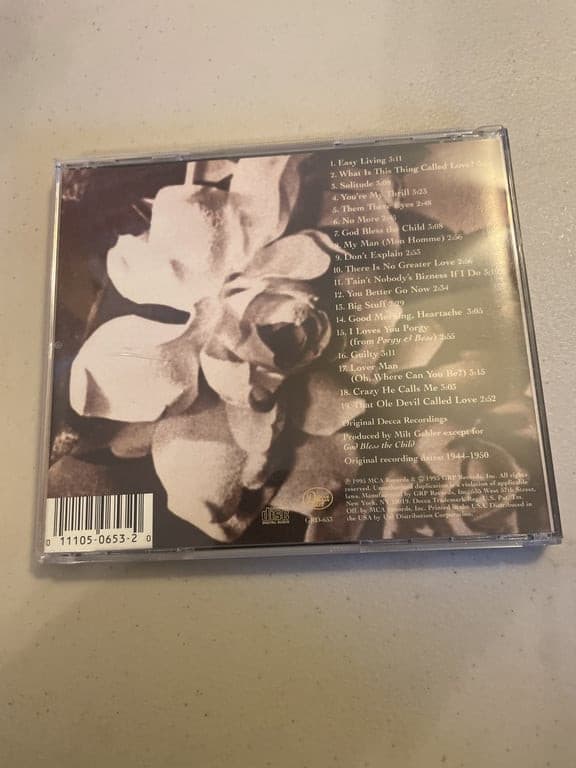 Billie Holiday Greatest Hits (CD, BMG JAZZ) - Thumbnail 2