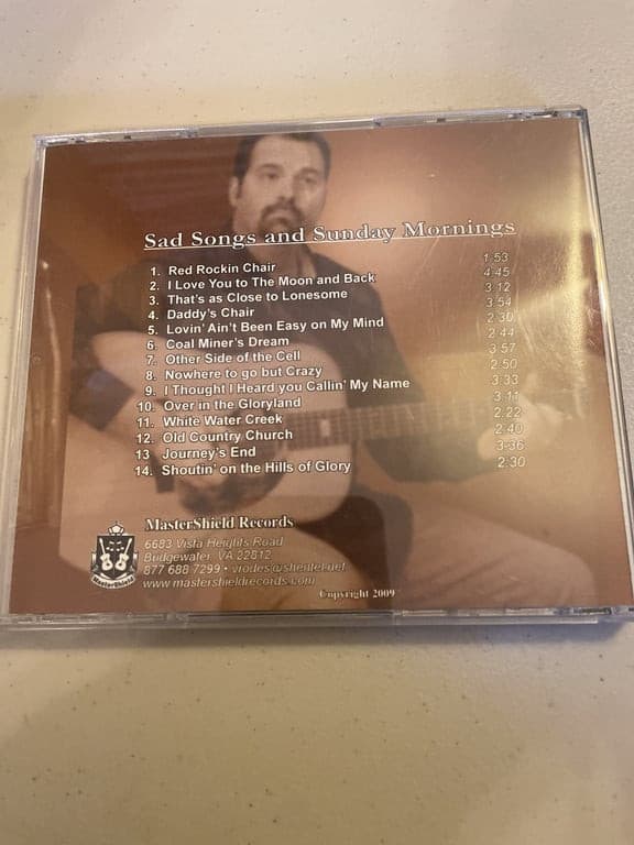 Darren Beachley sad songs & Sunday mornings cd - Thumbnail 2