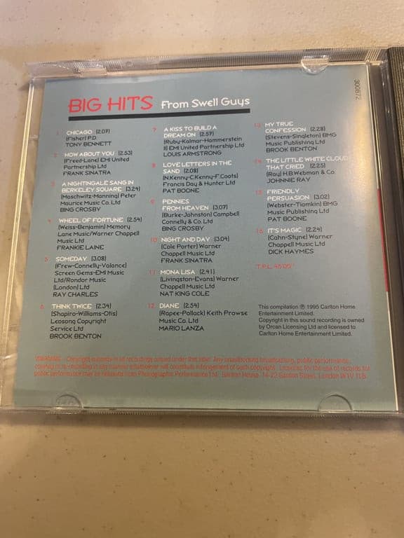 Big Hits From Swell Guys CD - Thumbnail 4