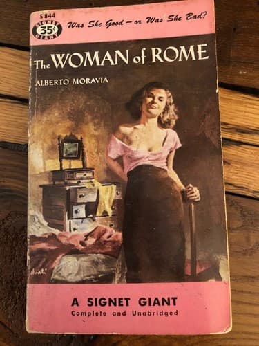 The Woman of Rome Alberto Moravia 1952 Book Complete But Some Pages Came Loose - Image 1