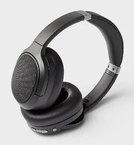 Active Noise Canceling Bluetooth Wireless Over Ear Headphones - heyday Black - Thumbnail 2