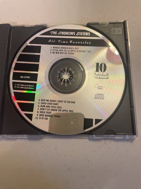 Andrews Sisters CD All Time Favorites CD | - Thumbnail 3