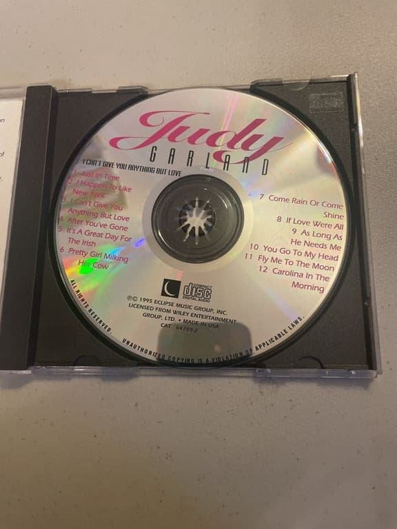 Judy Garland: I Can't Give You Anything But Love CD - Thumbnail 3