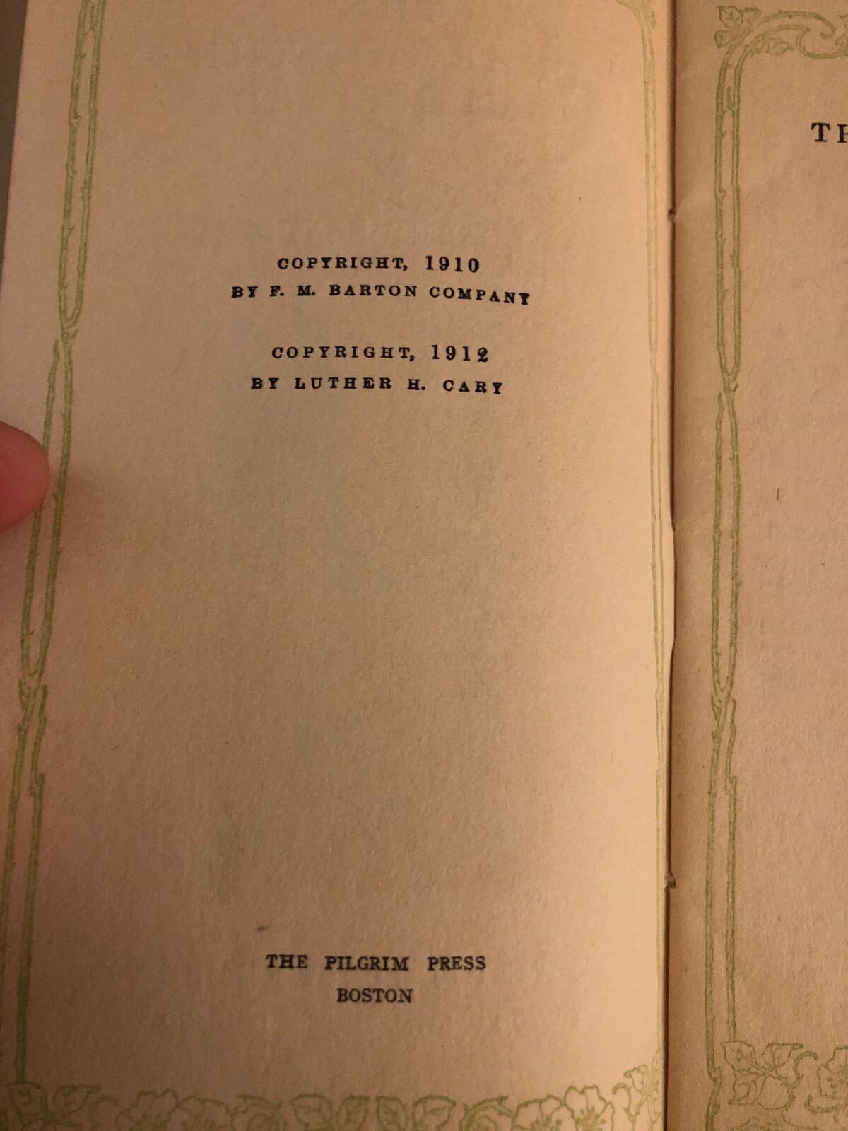 The charm of the impossible 1912 Chapbook Softcover Margaret Slattery - Thumbnail 3