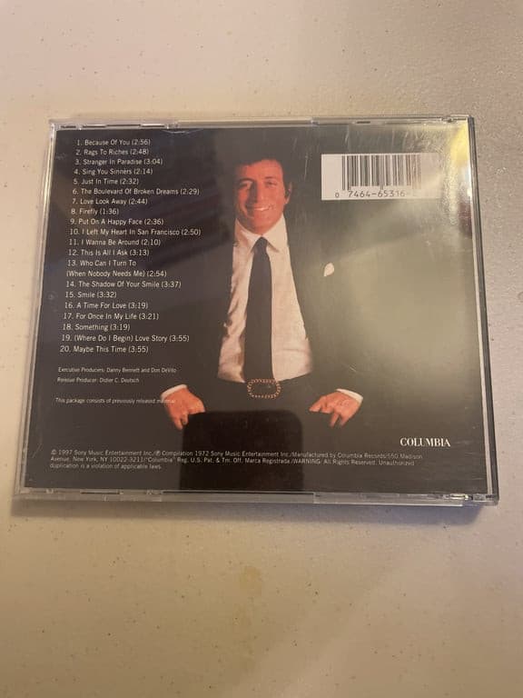 All Time Greatest Hits by Tony Bennett CD 74646531624 | - Thumbnail 2
