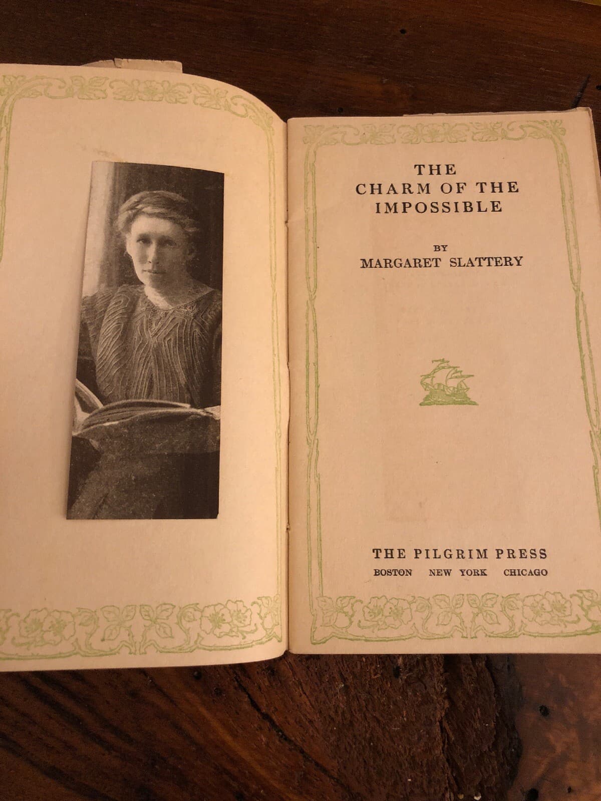 The charm of the impossible 1912 Chapbook Softcover Margaret Slattery - Thumbnail 2