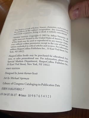 Chinese Takeout Arthur Nersesian Uncorrected Proof Trade Paperback 2003 Fiction - Thumbnail 2