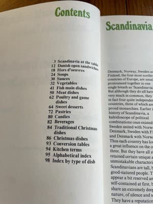 Scandinavian Cooking Cookbook 1973 Garland Books Vintage Illustrated Recipes HC - Thumbnail 5