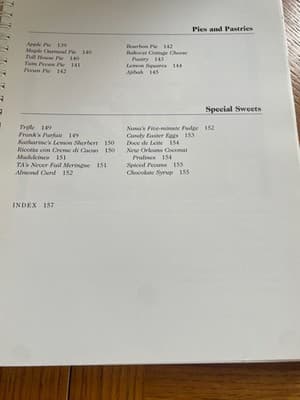 The True Essentials of a Feast Cookbook Library of Congress 1987 Spiral-Bound - Thumbnail 9