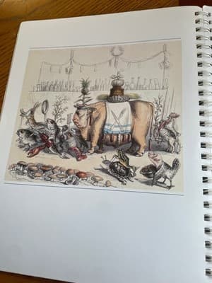 The True Essentials of a Feast Cookbook Library of Congress 1987 Spiral-Bound - Thumbnail 3