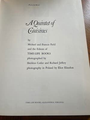 Time-Life Books Quintet of Cuisines Foods of the World Cookbook 1970 Spiral & HC - Thumbnail 10