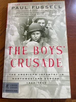 Paul Fussell The Boys' Crusade Paperback Modern Library 2005 WWII History Book - Image 1