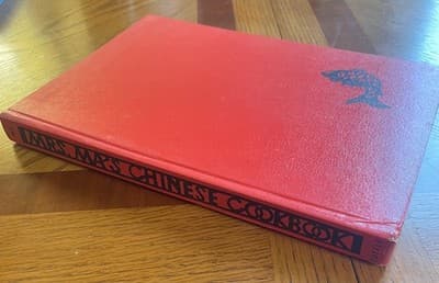 Mrs Ma's Chinese Cookbook Nancy Chih Ma 1960 Tuttle Hardcover Red Illustrated - Image 1
