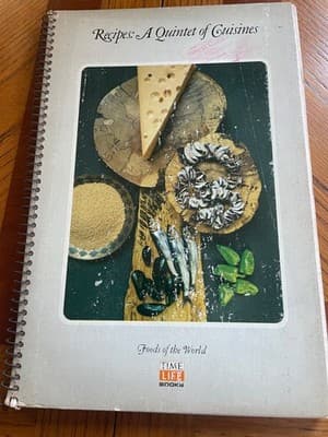 Time-Life Books Quintet of Cuisines Foods of the World Cookbook 1970 Spiral & HC - Thumbnail 2