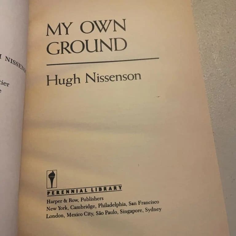 My Own Ground by Hugh Nissenson - Paperback 9780060970758 | eBay - Thumbnail 3