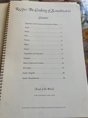 Time-Life Foods of the World Cooking of Scandinavia Dale Brown HC Recipe Boxed - Thumbnail 9