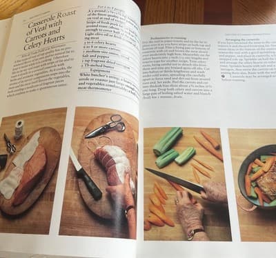 Julia Child & Company Cookbook Julia Child First Edition 1978 softcover Vintage - Thumbnail 4