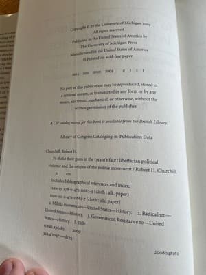 To Shake Their Guns in the Tyrant's Face Robert H Churchill Hardcover 2009 - Thumbnail 4