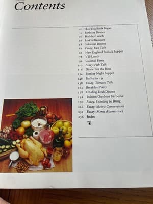 Julia Child & Company Cookbook Julia Child First Edition 1978 softcover Vintage - Thumbnail 5