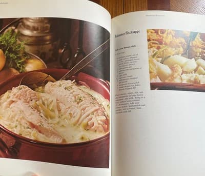 German Cooking Cookbook 1972 Hardcover Recipes German Cuisine Large Illustrated - Thumbnail 4