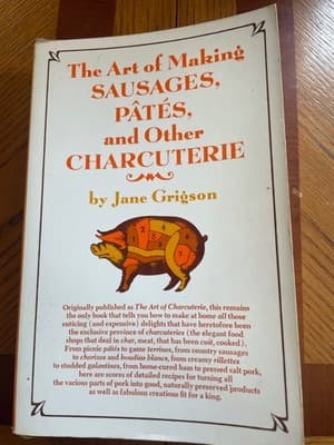Jane Grigson The Art of Making Sausages Pates and Other Charcuterie - Image 1