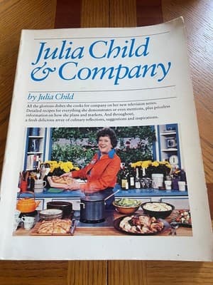 Julia Child & Company Cookbook Julia Child First Edition 1978 softcover Vintage - Image 1