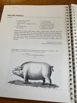 The True Essentials of a Feast Cookbook Library of Congress 1987 Spiral-Bound - Thumbnail 5