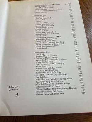 Mrs Ma's Chinese Cookbook Nancy Chih Ma 1960 Tuttle Hardcover Red Illustrated - Thumbnail 7