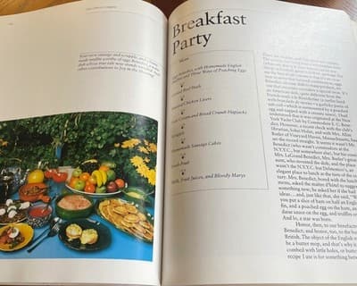 Julia Child & Company Cookbook Julia Child First Edition 1978 softcover Vintage - Thumbnail 2