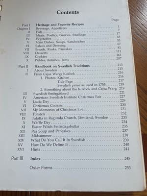 Var Sa God Cookbook American Swedish Institute 1980 Spiral-Bound Recipes Vintage - Thumbnail 6