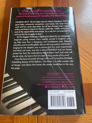 E L James The Mister Paperback Erotic Romance Adult Novel ISBN 978-1-9848-9832-6 - Thumbnail 2