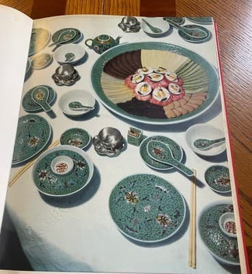 Mrs Ma's Chinese Cookbook Nancy Chih Ma 1960 Tuttle Hardcover Red Illustrated - Thumbnail 4