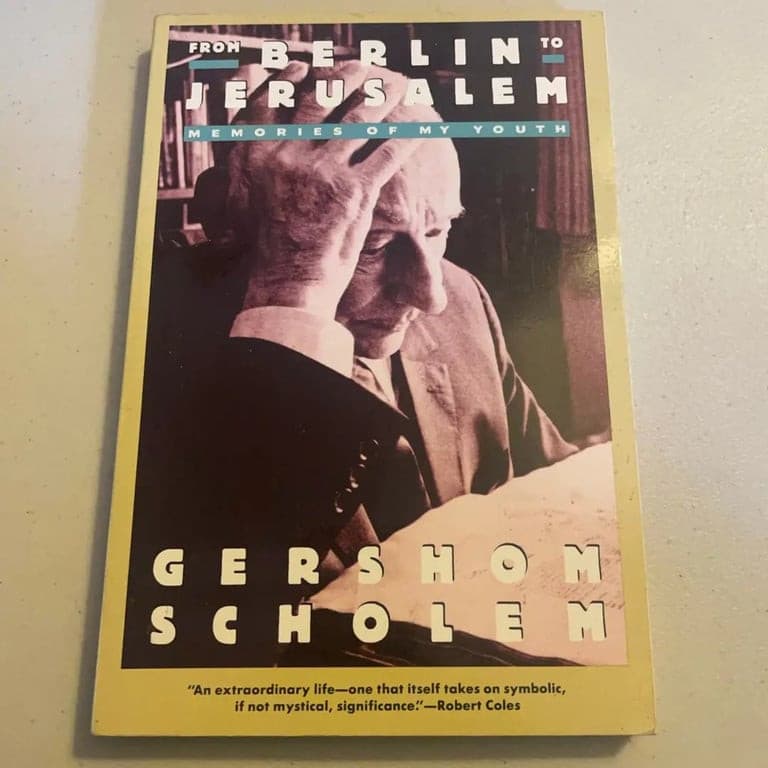 From Berlin to Jerusalem: Memories of My Youth: Gershom Scholem, Harry Zohn: 978 - Image 1