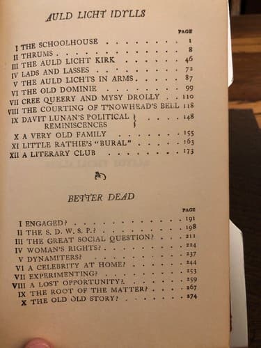 Auld licht idylls: Better dead 1926 leather bound - Thumbnail 5