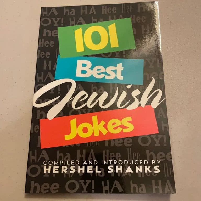 101 Best Jewish Jokes By Hershel Shanks 1999 Humor Funny Joke Book Rare 97809671 - Image 1