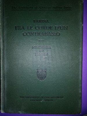 FARINA FRA LE CORDE D'UN CONTRABASSO 1928 hardcover - Image 1