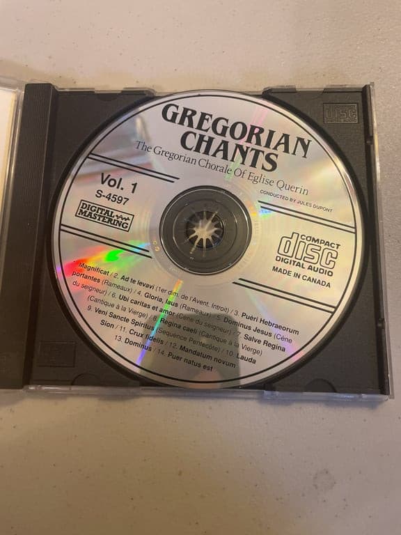 GREGORIAN CHANTS The Gregorian Chorale of EGLISE QUERIN Vol. 1 cd - Thumbnail 3