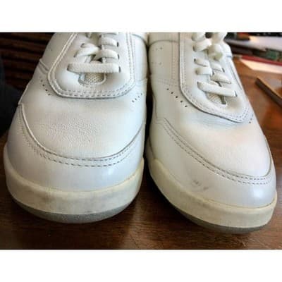 VG Rockport PROWALKER Women's 6M White Leather Walking Oxfords Shoes Sneakers - Thumbnail 5