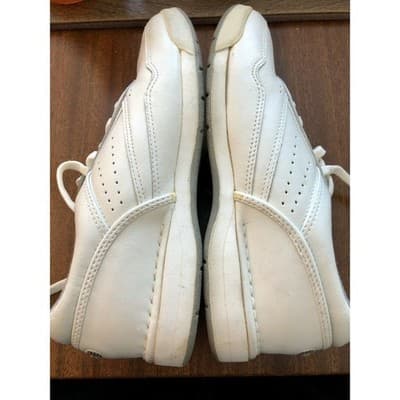 VG Rockport PROWALKER Women's 6M White Leather Walking Oxfords Shoes Sneakers - Thumbnail 6