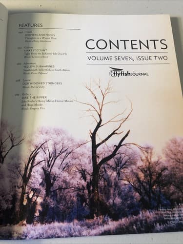 THE FLYFISH JOURNAL, Volume Seven Issue Two, Fishing - Thumbnail 4