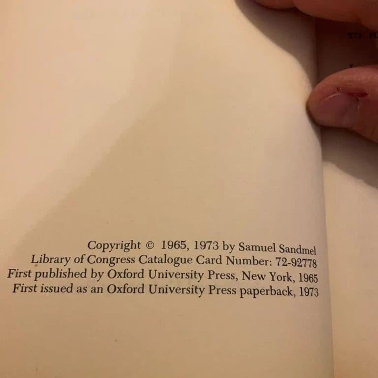 We Jews and Jesus - Samuel Sandmel (1973, Paperback) | - Thumbnail 4