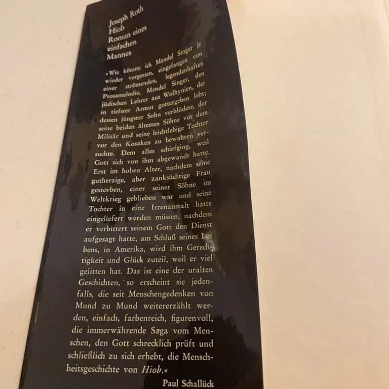 Hiob - Roman eines einfachen Mannes by Joseph Roth - Thumbnail 4