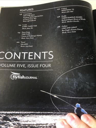 THE FLYFISH JOURNAL, Volume Five Issue Four, Fishing - Thumbnail 3