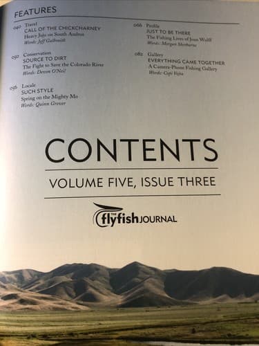 THE FLYFISH JOURNAL, Volume Five Issue Three, Fishing - Thumbnail 4