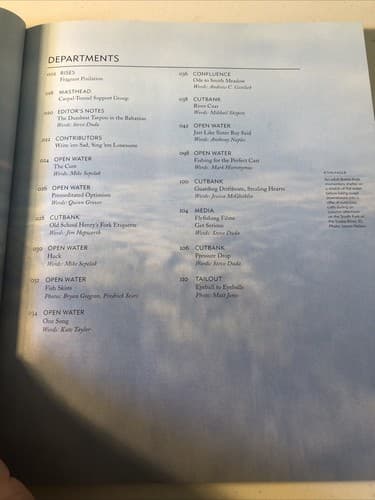 THE FLYFISH JOURNAL, Volume Six Issue One, Fishing - Thumbnail 3