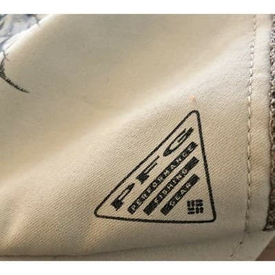 Columbia PFG Cap Skull Crossbones Tuna Wahoo Sharks beige Hat Trucker Fishing - Thumbnail 4